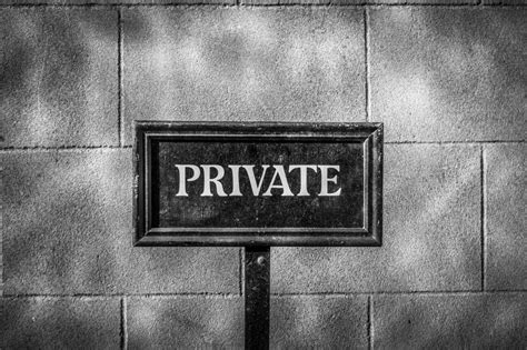 Private Sign Free Photo Download Freeimages