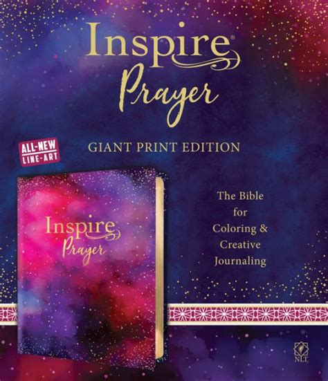Inspire Prayer Bible Giant Print Nlt Leatherlike Purple The Bible