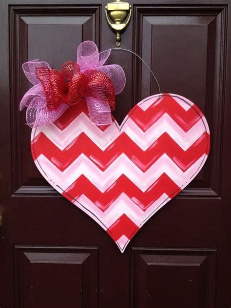 Valentines Door Hangerheart Door Hangerthe Gilded Polka Dot