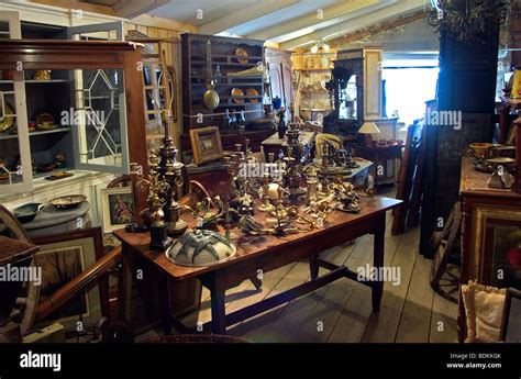 French Antique Shop Interior Stock Photo Alamy