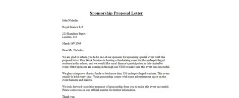 Event sponsorship proposal template pdf. 7 Sponsorship Proposal Templates - Excel PDF Formats