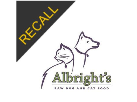 Certain nutrients, including many vitamins and amino acids, are degraded by the temperatures, pressures and chemical treatments used during manufacture, and hence must be added after manufacture to avoid nutritional deficiency. Albright's Raw Dog Food Recall | November 2020