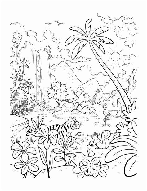 Rainforest Coloring Pages To Print This Image Pinned From Plants