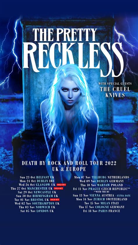 The Pretty Reckless Announce Death By Rock And Roll Tour Uk And Ireland