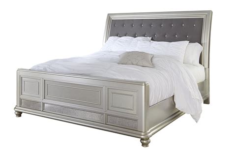 Ashley furniture flyers in mobile al. Ashley Furniture Coralayne E King Upholstered Bed Silver ...