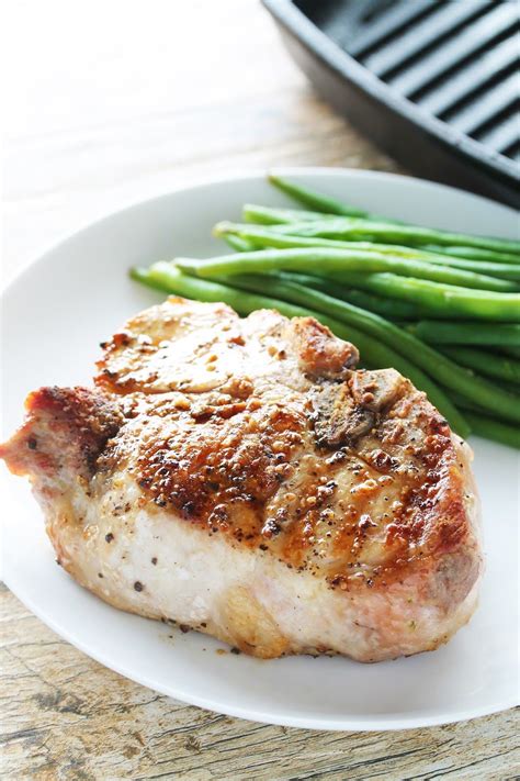 Thin pork chops will cook to quickly and never get that nice char on them. Pin on MMMMM Food