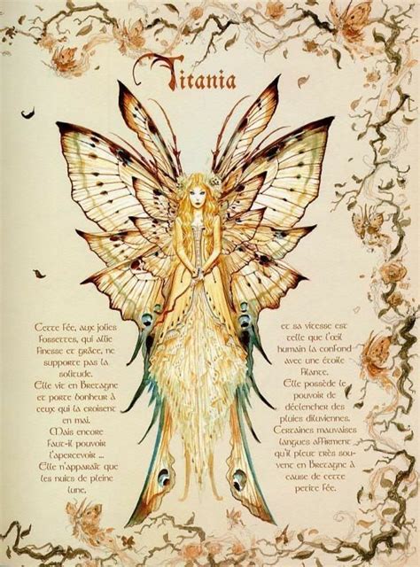 Titania El Hada Reina Fairies Mythology Fantasy Creatures