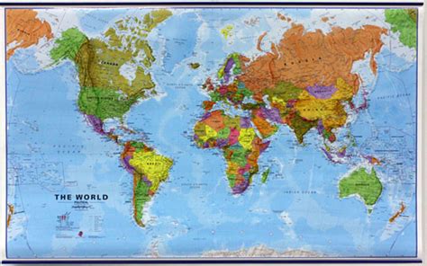 Laminated Map Of The World Oconto County Plat Map