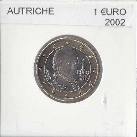 Autriche 2002 1 Euro Sup Gonçalves Lobo Numismatique