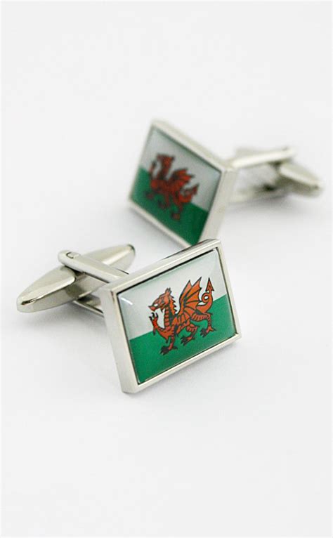Welsh Dragon Cuff Links Clan By Scotweb