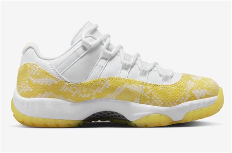 Air Jordan 11 Low Yellow Snakeskin Ah7860 107 Sbd