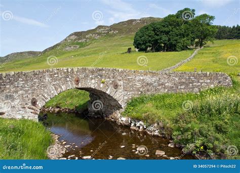 Scotland Stone Bridge In The Higlands Stock Photo Image Of Summer