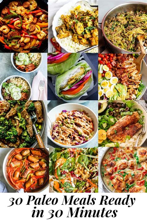 30 Easy Paleo Meals Ready In 30 Minutes The Paleo Running Momma