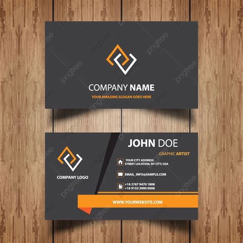 Black Stylish Business Card | Vector business card, Business cards vector templates, Business ...