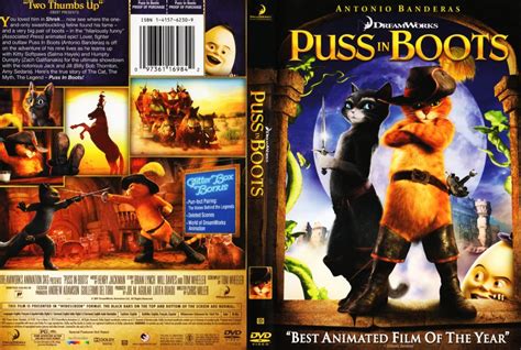 Puss In Boots Movie Dvd Scanned Covers Puss In Boots2 Dvd Covers