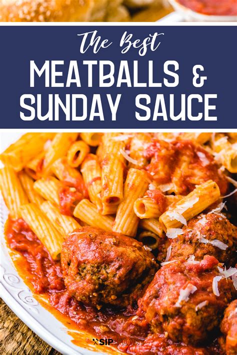 Maybe you would like to learn more about one of these? This authentic Italian meatballs in Sunday sauce recipe is ...