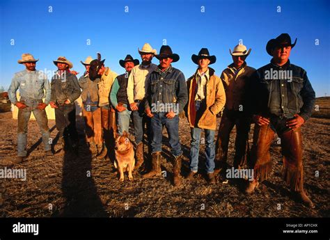 Cowboys Camp Lx Ranch Panhandle Texas Usa Stock Photo Alamy