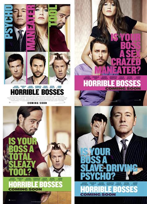 4 New Horrible Bosses Posters Filmofilia
