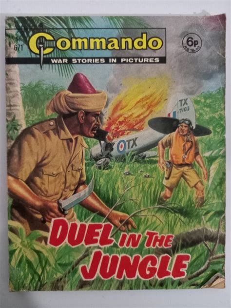Commando Comic No 671 Duel In The Jungle Letsgocommando
