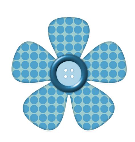 Polka Dot Flower Digital Stickers By Kreations By Sparky Thehungryjpeg