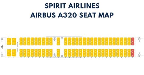 Spirit A320 Seat Map
