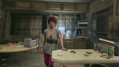 Trevor S Mother Visits Him GTA 5 Cutscenes YouTube