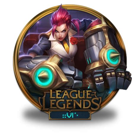 Vi Debonair Icon League Of Legends Gold Border Iconset