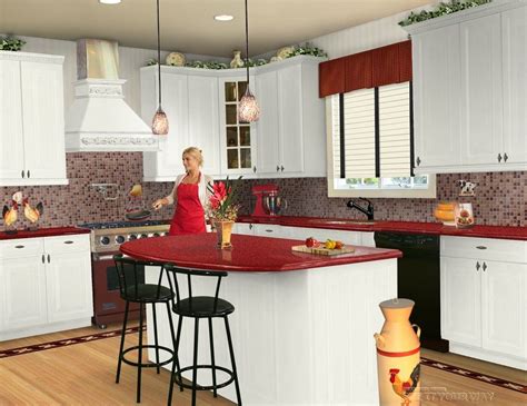 You are viewing image #13 of 24, you can see the complete gallery at the bottom below. Red granite kitchen countertops colors with white cabinets ...