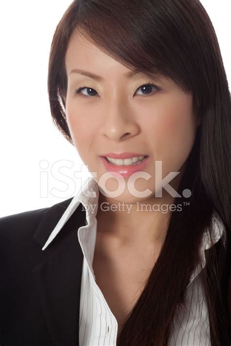 Smiling Asian Lady Stock Photo Royalty Free Freeimages