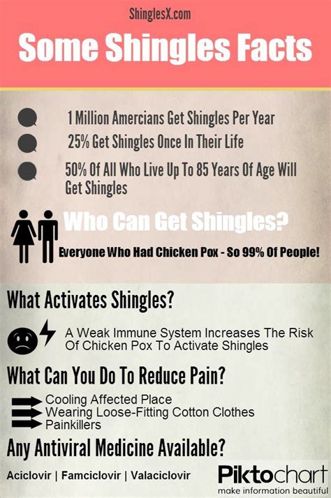 This Infographic Shows Some Basic Things About The Shingles Disease In