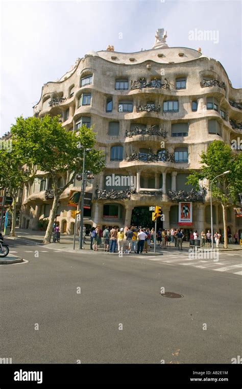Casa Milà Barcelona La Pedrera By Antoni Gaudi Built Between 1905 1911