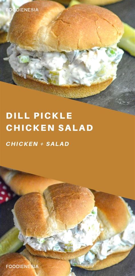 It's also great served on soft deli sandwich rolls if the large circular. Dill Pickle Chicken Salad | Recipe | Recipes, Chicken ...