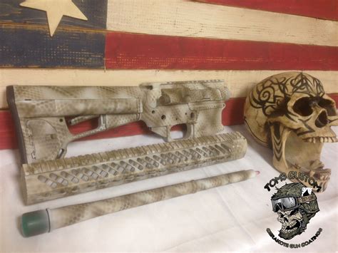 Noveske In 3 Color Rattlesnake Design Toms Custom Guns