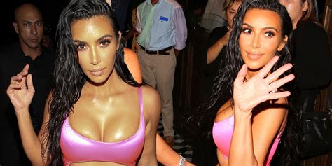 Kim Kardashian Wore The Tiniest Barbie Pink Mini Dress To Kylies