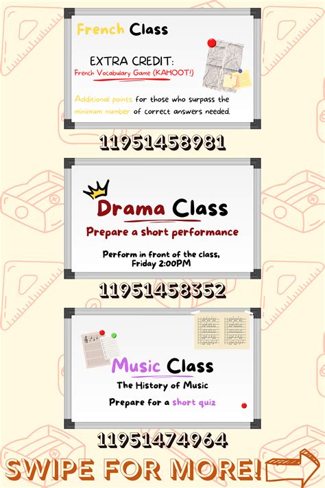 Add More Subjects To Your Bloxburg School Rps Using These Whiteboard