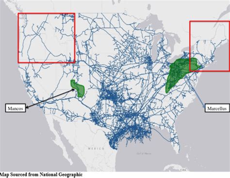 Us Natural Gas Pipeline Map World Map