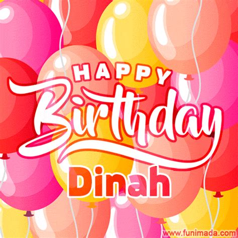 Happy Birthday Dinah GIFs Download On Funimada Com