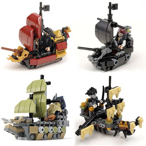 Instructions For Custom Lego Pirates Of The Caribbean Pirate Ships A