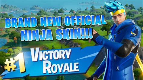 New Official Ninja Skin Fortnite Battle Royale Gameplay Youtube