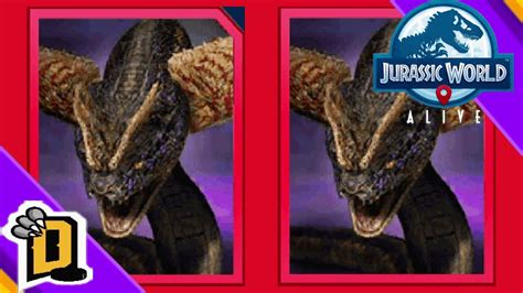 Jurassic World Alive Hybrid Legendary Dilophoboa Youtube