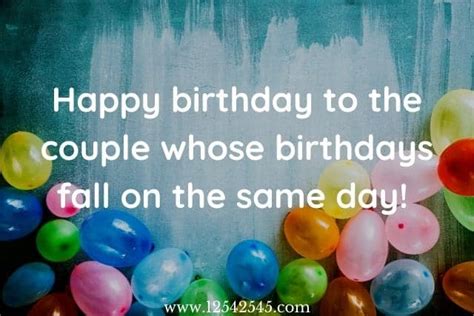 “i Love You” Birthday Wishes To Couples Born On The Same Day