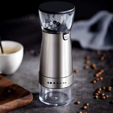 Usb Rechargeable Coffee Grinder Electric Portable Mini Adjustable Grind