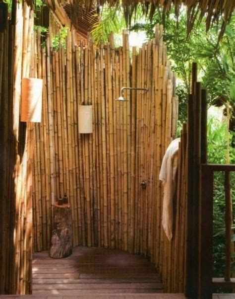 Affordable Outdoor Shower Ideas To Maximum Summer Vibes 36 Douche De Jardin Douche D