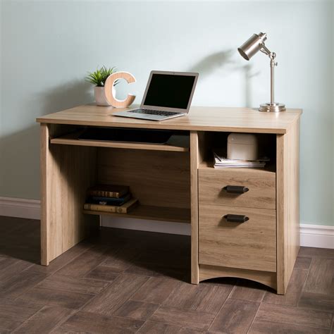 South Shore Gascony Computer Desk With Keyboard Tray And Reviews Wayfairca