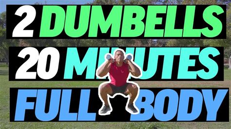 20 Minute Full Body Dumbbell Workout Youtube