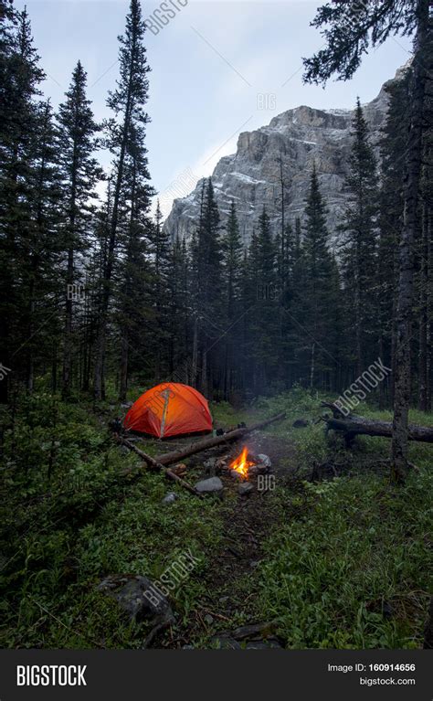 Tent Campfire Wild Image And Photo Free Trial Bigstock