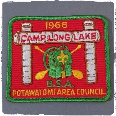 ヤフオク Mi06 60s Camp Long Lake Potawatomi Area Counc