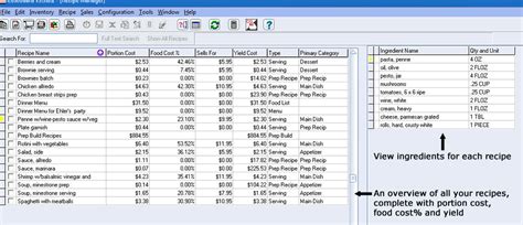 While some restaurants use food cost to determine the price of making a dish for a restaurant, others prefer to use the cost of goods sold (cogs), which measures the total value of inventory used to make a dish, down to the toothpick. Recipe manager small