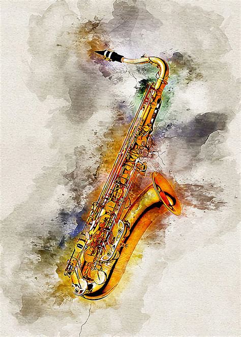 saxophone limited edition selling out fast digital art by gambrel temple fine art america