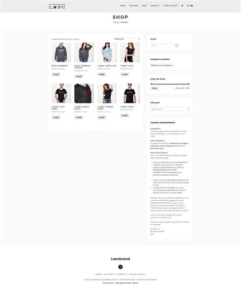 Sito Web E Commerce Abbigliamento Esempio E Commerce Fashion Abbigliamento 4 3nastri